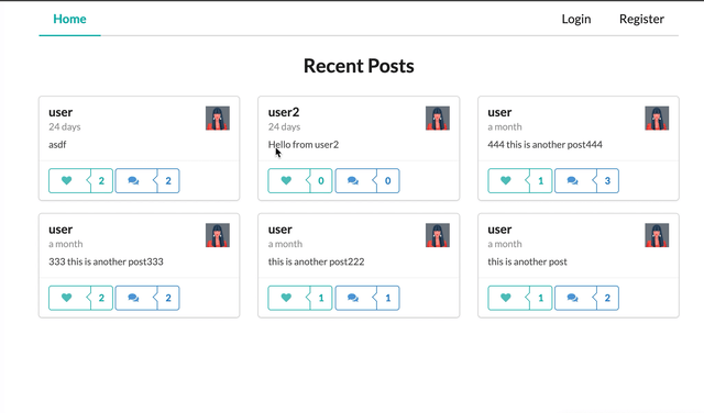 A dead simple Twitter like build with React, Apollo-Graphql and MongoDB